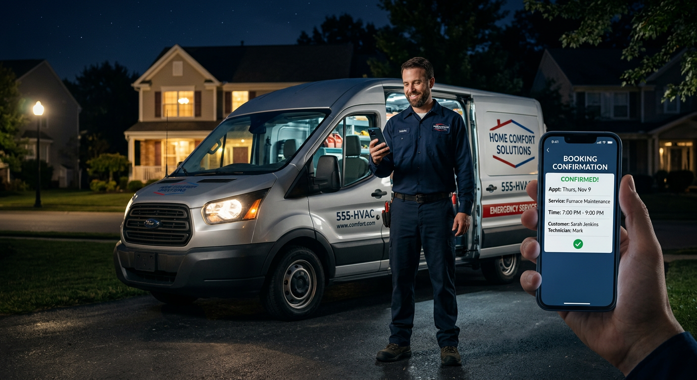 How HVAC Companies Use AI to Capture 24/7 After-Hours Leads cover image