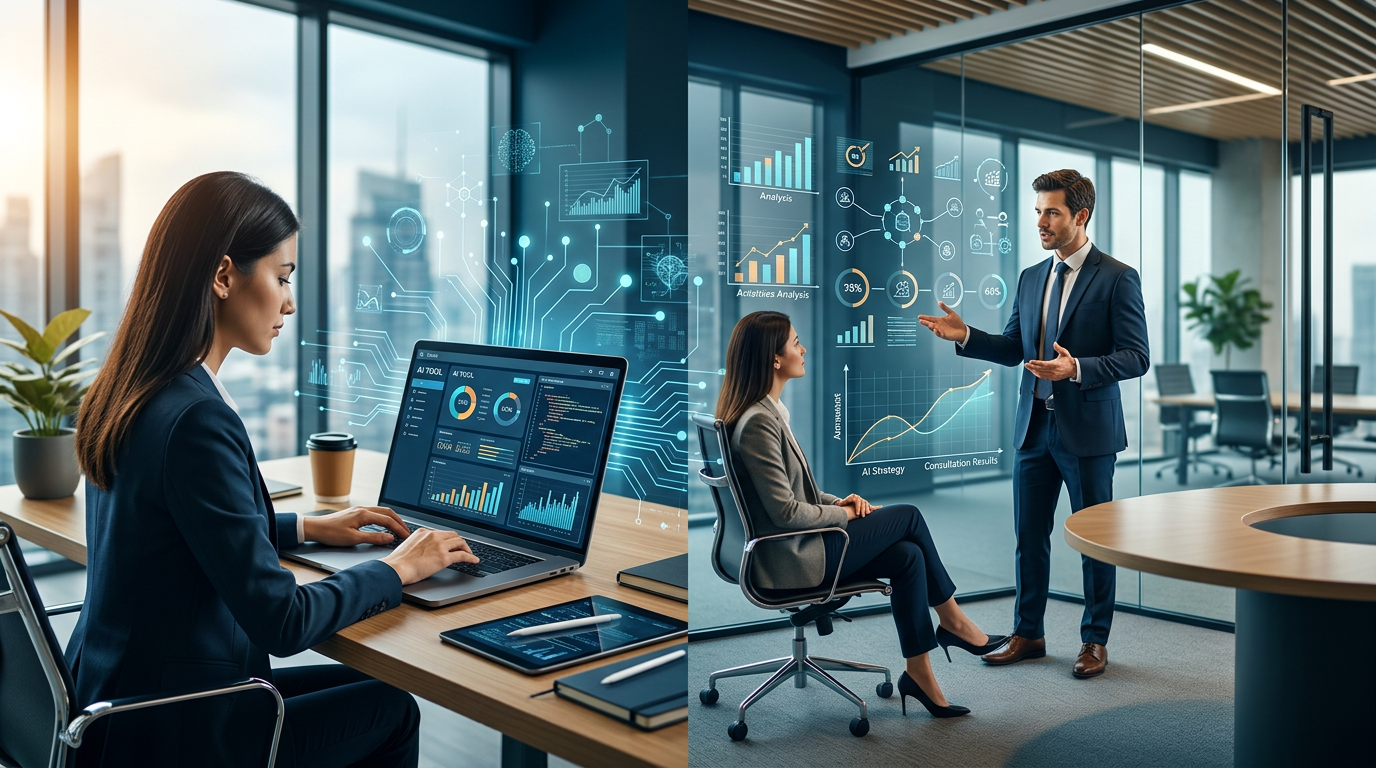 DIY AI Tools vs Hiring a Consultant: A Real Cost Breakdown cover image